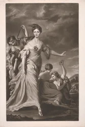 Mary Hale (née Chaloner) as Euphrosyne in 