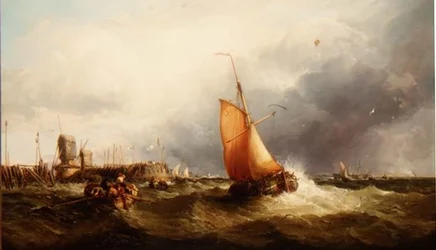 Dutch Fishing Vessel and Other Shipping