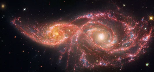 Hubble Examines Galaxy Pair