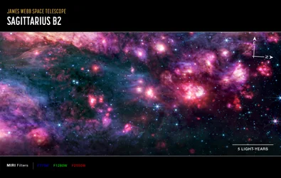 Sagittarius B2 (MIRI Compass Image)