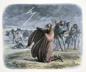 Edward III of England vows that he will make peace, 1360