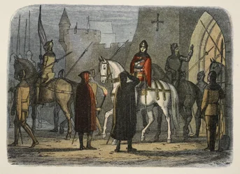 Henry V marches out against the Lollards, from A Chronicle of England BC 55 to AD 1485, pub. London, 1863