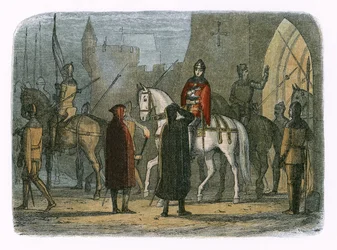 King Henry V marches out against the Lollards