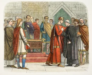 King William I Pays Court to the English Leaders