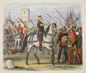 Richard assumes the command of the rebels in the Peasants