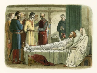 Richard Pardons the Archer Who Shot Him