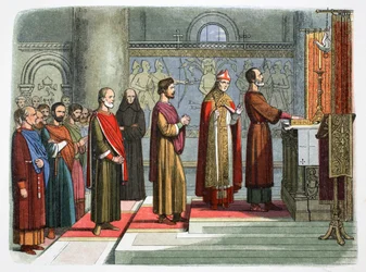 The Barons Swear to Achieve Their Liberties