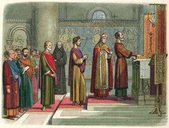The Barons Swear to Achieve Their Liberties, 1214, 1864