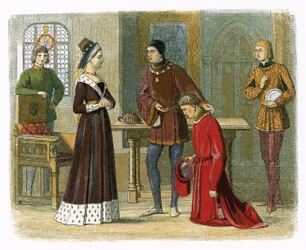 The earl of Warwick submits to queen Margaret