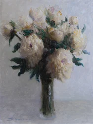 White Peony Bouquet