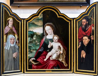 Virgin and Child with Saint Catherine, Saint John the Baptist and Donors
