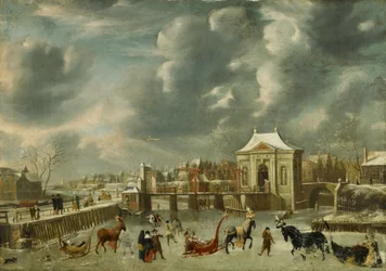 Heiligewegspoort in winter