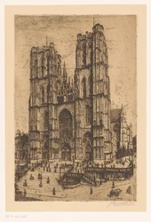 Cathedral of St. Michael and St. Gudula in Brussels