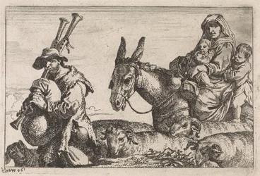 The Bagpiper (Various Genre Scenes)