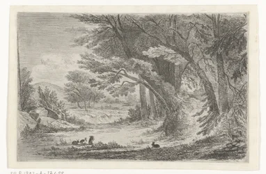 Forest Edge with Rabbits