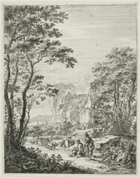 The Ox-Cart, from Upright Italian Landscapes