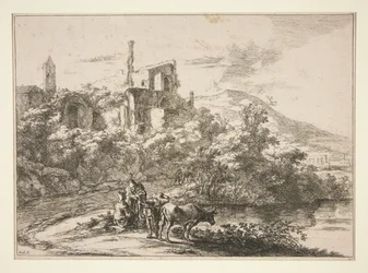 The Two Cows Near the River, Tivoli