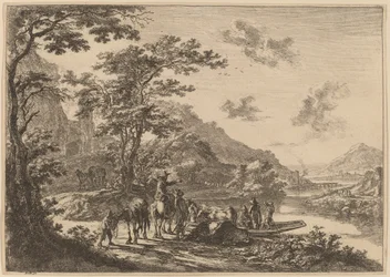 View of the Tiber in the Campagna