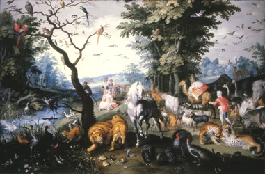 The Animals Entering Noah