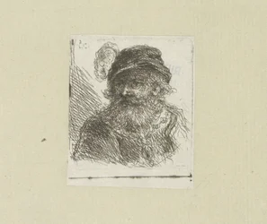 Bearded Man with Plumed Hat