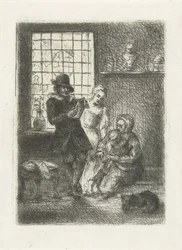 Interior with a Family