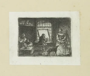 Interior of a print workshop