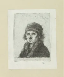 Young Man with Fur Collar