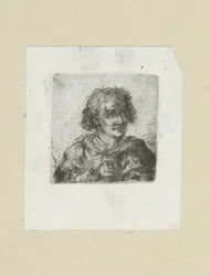 Adult Man, His Right Hand Visible