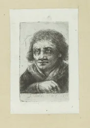 Adult Man, His Right Hand Visible (series title: The Compleat Work of Etchings by John Chalon)