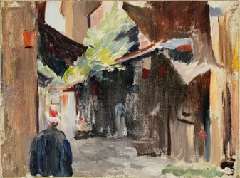 Bazaar in Istanbul. From a Journey to Constantinople