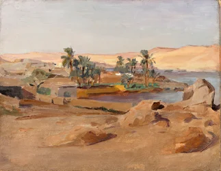 Nile near Aswan. From a journey to Egypt