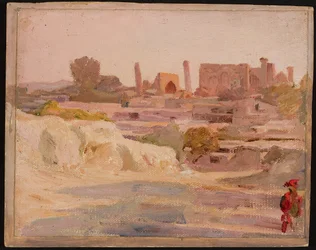 Samarkand - general view. From a journey to Turkestan
