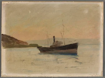 Ship on the Black Sea. From a Journey to Constantinople