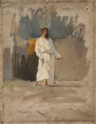 Study of Christ for the Painting "Pool of Siloam"