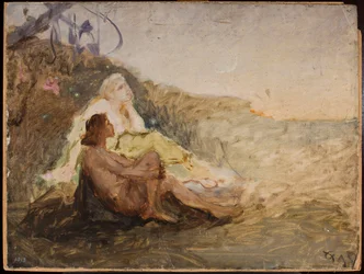 Sketch for the painting "Love"