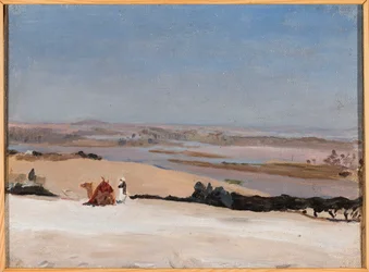 View from the Pyramid. From a Journey to Egypt