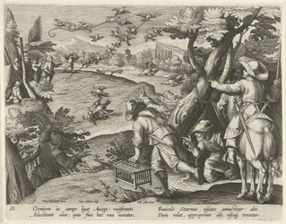 Hunting Crows and Starlings