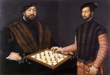 John Frederick the Magnanimous playing chess, 1552