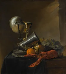 Still-Life with Lobster and Nautilus Cup