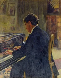 Portrait of Joseph Hofman, 1912