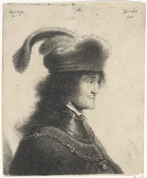 Bust of a Man with Collar and Hat with Feather (George Rakoczi I)