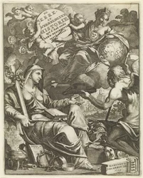 Allegory of Church and World History (Title Page for Willem Goeree, The Church and World Histories. 1729)