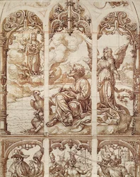 Saint John the Evangelist Receiving His Visions on the Island of Patmos