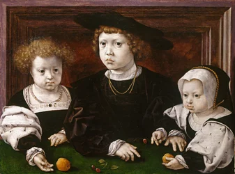 The Three Children of Christian II of Denmark (Dorothea, John and Christina)