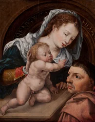 Mary with Child Jesus and Donor of the Painting