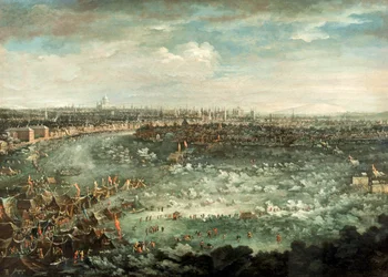 The Thames During the Great Frost of 1739