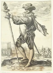 An Officer with a Lance