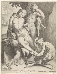 Oreads Removing a Thorn from the Foot of a Satyr
