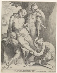 Oreads Removing a Thorn from a Satyr