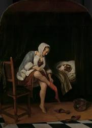 Woman at Her Toilet